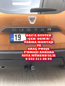 DUSTER DACİA ÇEKİ DEMİRİ TAKMA MONTAJI VE ARAÇ PROJE FİRMASI USTA MÜHENDİSLİK 05323118894