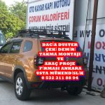 DUSTER DACİA ÇEKİ DEMİRİ TAKMA MONTAJI VE ARAÇ PROJE FİRMASI USTA MÜHENDİSLİK ANKARA DA 05323118894