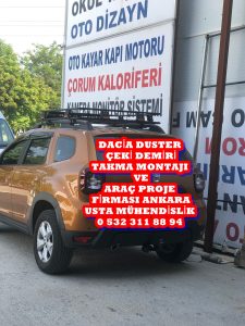 DUSTER DACİA ÇEKİ DEMİRİ TAKMA MONTAJI VE ARAÇ PROJE FİRMASI USTA MÜHENDİSLİK ANKARA DA 05323118894