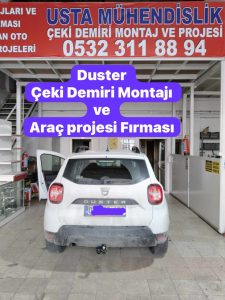 dacia duster Çeki demiri takma montajı fiyatı maliyeti ve araç proje firması usta muhendislik ankara da 05323118894